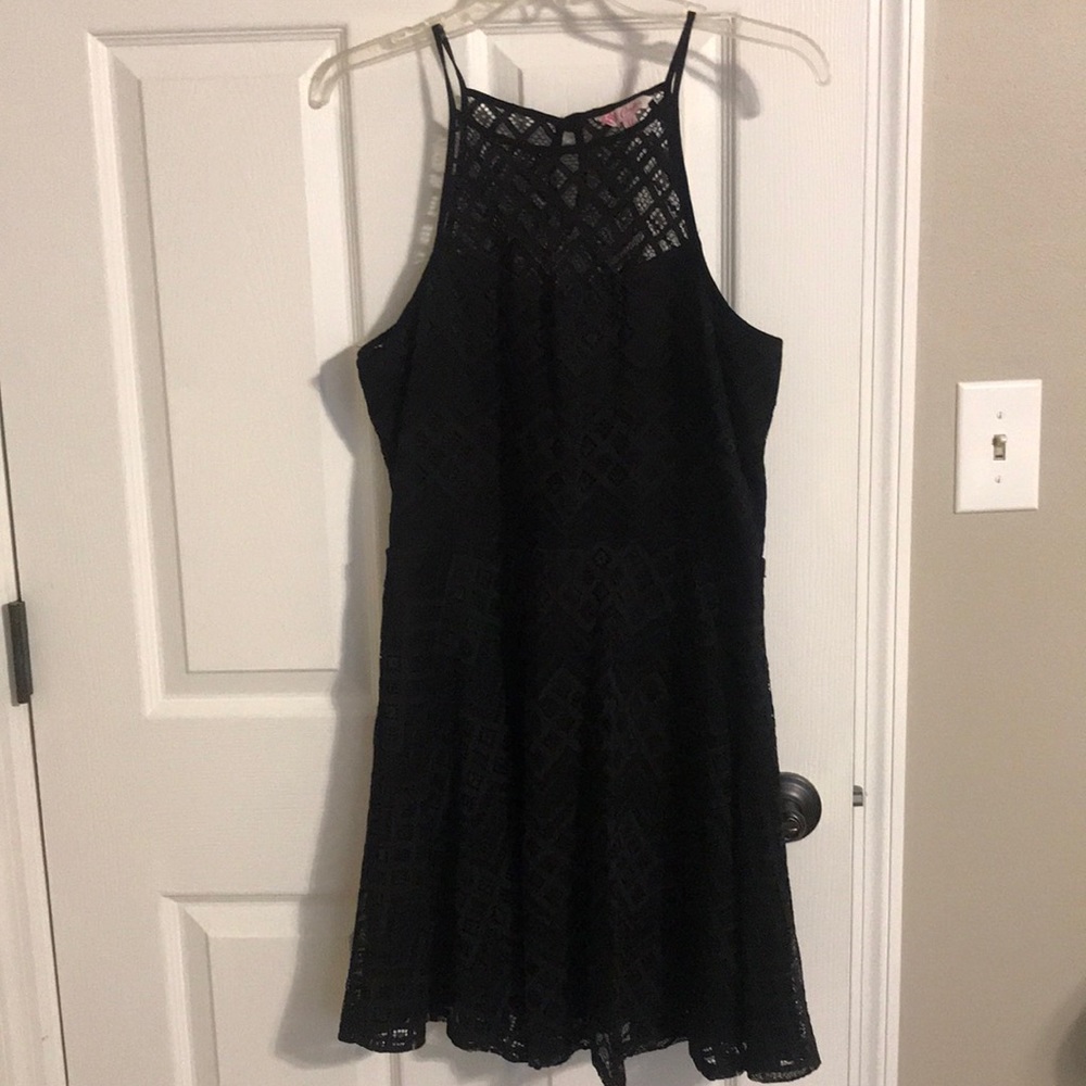 Candies black lace dress.